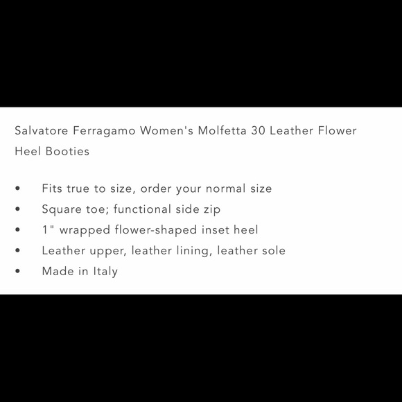 NIB SALVATORE FERRAGAMO Women’s Heel Booties - Picture 10 of 10